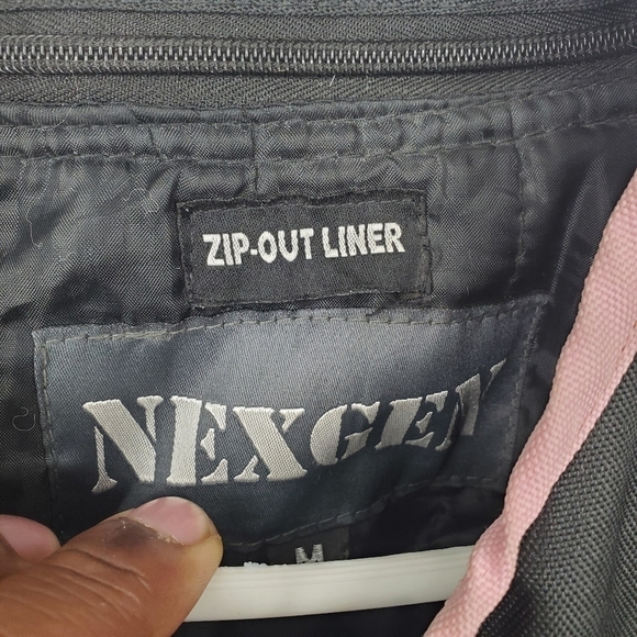 Nexgen Motorcycle Jacket Womens Medium Vented Black Bike Zip Removable Liner - Picture 2 of 10